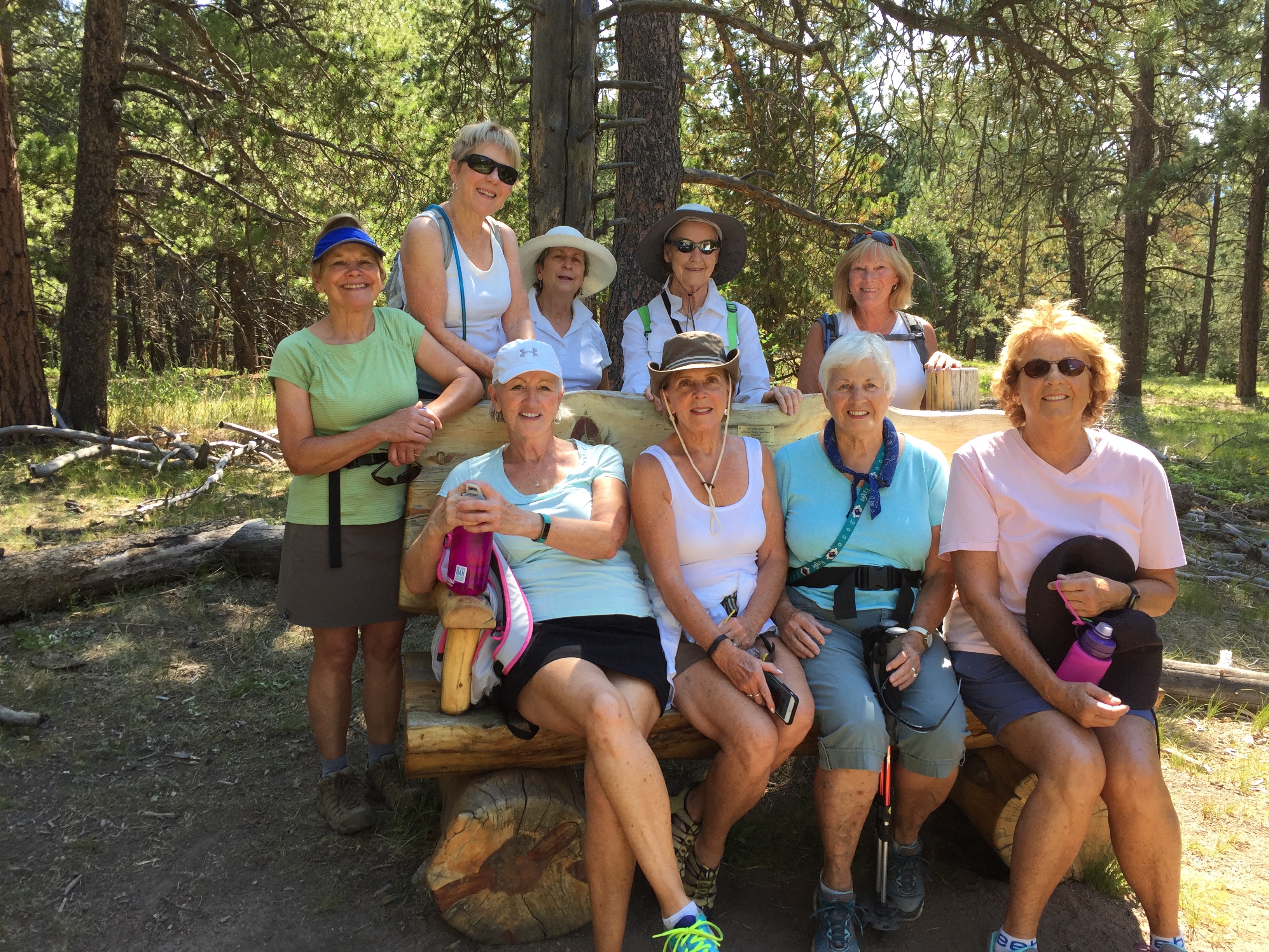 Happy Hikers at Flying J Ranch